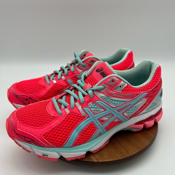 Asics GT-1000 T4K8N Hot Pink/Blue Running Sneakers Women’s Shoe Sz. 9.5 - Picture 3 of 8